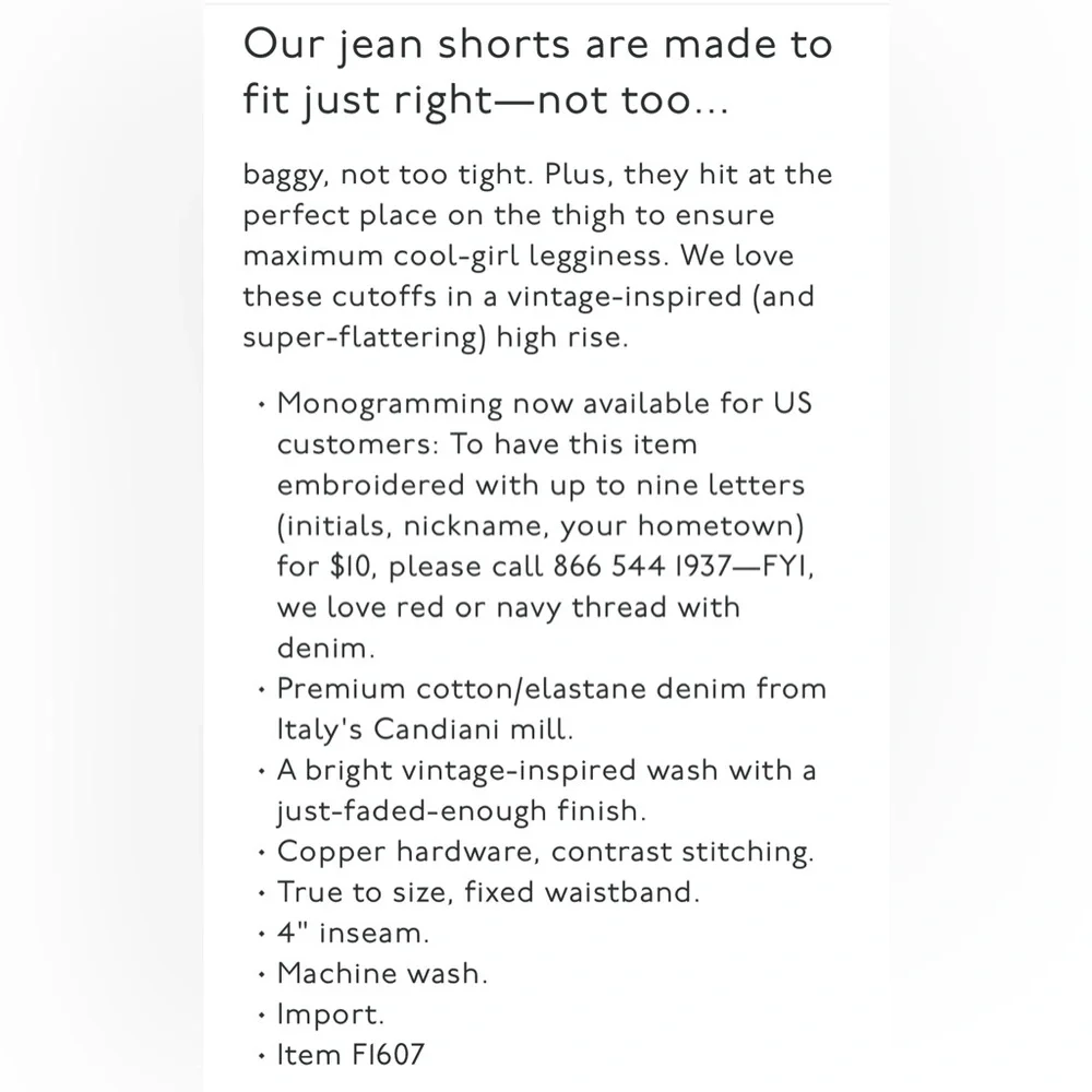 MADEWELL HIGH-RISE DENIM BOY SHORTS